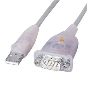 サンワサプライUSB-RS232Cコンバータ (A)オス-(D-Sub9pin)オス 0.3m USB-CVRS9 1個