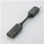 エレコムDisplayPort-HDMI変換アダプタ ディスプレイポートオス-HDMIメス AD-DPHBK 1個