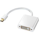 サンワサプライ MiniDisplayPort-DVI変換アダプタ ホワイト AD-MDPDVA01 1個