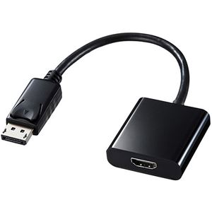 サンワサプライDisplayPort-HDMI変換アダプタ AD-DPPHD01 1個