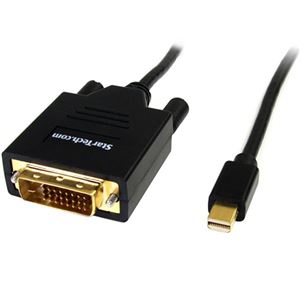 StarTech MiniDisplayport-DVI変換ケーブル 1.8m Mini DP(オス)-DVI-D(オス) MDP2DVIMM61本