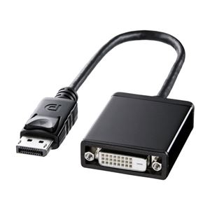 サンワサプライDisplayPort-DVI変換アダプタ AD-DPDV02 1個