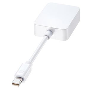 （まとめ）サンワサプライ 4K対応 MiniDisplayPort-HDMI変換アダプタ AD-MDPHD008 1個【×2セット】