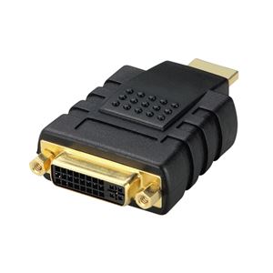 （まとめ）エレコム DVI HDMI変換アダプタ(DVI-D24pin)メス-HDMIオス AD-DTH 1個【×2セット】