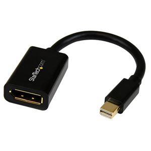 （まとめ）StarTech MiniDisplayPort-DisplayPort変換ケーブルアダプタ 15cm オス/メス MDP2DPMF6IN1本【×3セット】