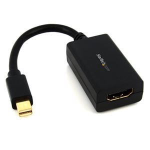 （まとめ）StarTech MiniDisplayPort-HDMI変換アダプタ(黒) MDP2HDMI 1個【×3セット】