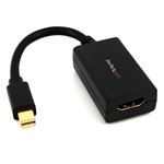 （まとめ）StarTech MiniDisplayPort-HDMI変換アダプタ(黒) MDP2HDMI 1個【×3セット】