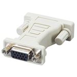 （まとめ）エレコム DVI-I変換アダプタ(ミニD-Sub15pin)メス-(DVI-I29pin)オス AD-D15FTDVM 1個【×3セット】