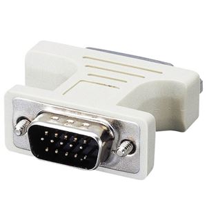 （まとめ）エレコム DVI-I変換アダプタ(DVI-I29pin)メス-(ミニD-Sub15pin)オス AD-DVFTD15M 1個【×5セット】