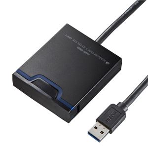 サンワサプライ USB3.0コンボカードリーダー ブラック ADR-3SDCFUBK 1台