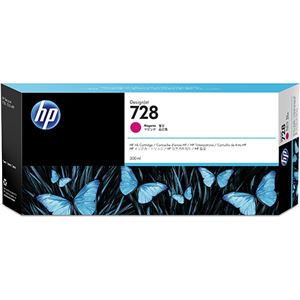 HP HP728 インクカートリッジマゼンタ 300ml F9K16A 1個