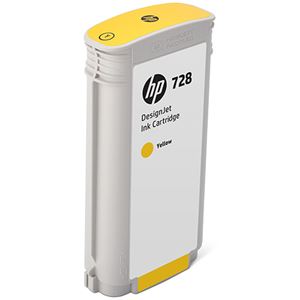 HP HP728 インクカートリッジイエロー 130ml F9J65A 1個