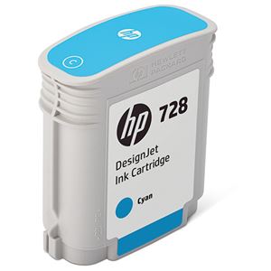 HP HP728 インクカートリッジシアン 40ml F9J63A 1個