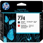 HP 774 プリントヘッドマットブラック/クロムレッド P2V97A 1個