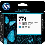 HP 774 プリントヘッドライトマゼンタ/シアン P2V98A 1個