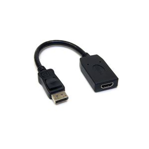 エーキューブ DisplayPortto HDMI 変換ケーブル DisplayPortオス-HDMIメス 280mm CB-DP2HDMI 1本