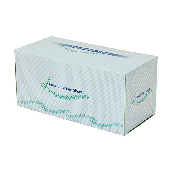 （まとめ）アズマ工業 ふんわりワイパーシートブルー 1箱（50枚）(×5セット) b04