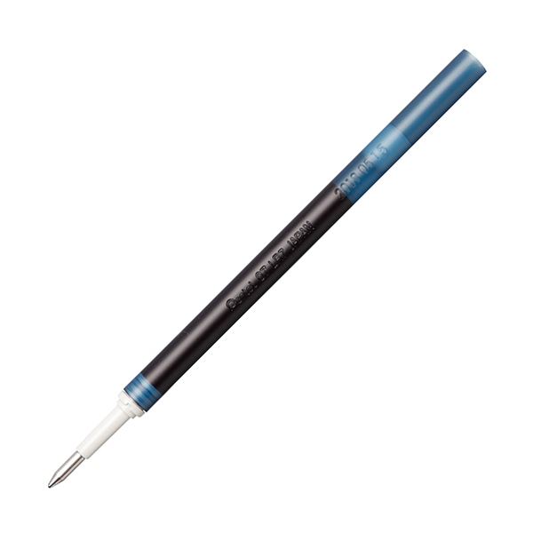 （まとめ）ぺんてる ゲルインキボールペン ノック式エナージェル インフリー 替芯 0.7mm ブルー ブラック XLR7TL-CA 1セット（10本）(×1