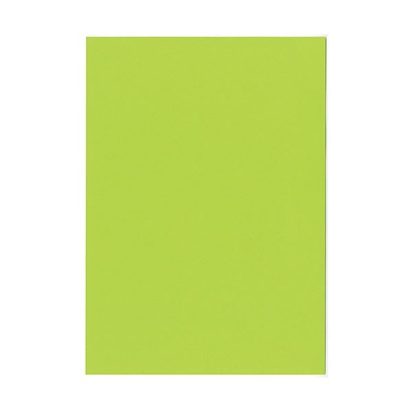 北越コーポレーション 紀州の色上質 A4 Y目 超厚口 みどり 1箱(800枚：100枚×8冊) b04