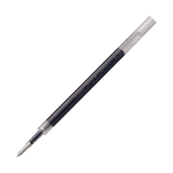 (まとめ) ゼブラ ゲルインクボールペン 替芯 JF-0.5芯 ボール径：0.5mm ブルーブラック サラサ用 RJF5-FB 1セット(10本) (×5セット) b0