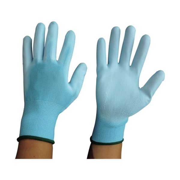 (まとめ) 富士手袋工業 ウレタンメガ ブルー M 5322-M 1パック(10双) (×3セット) b04