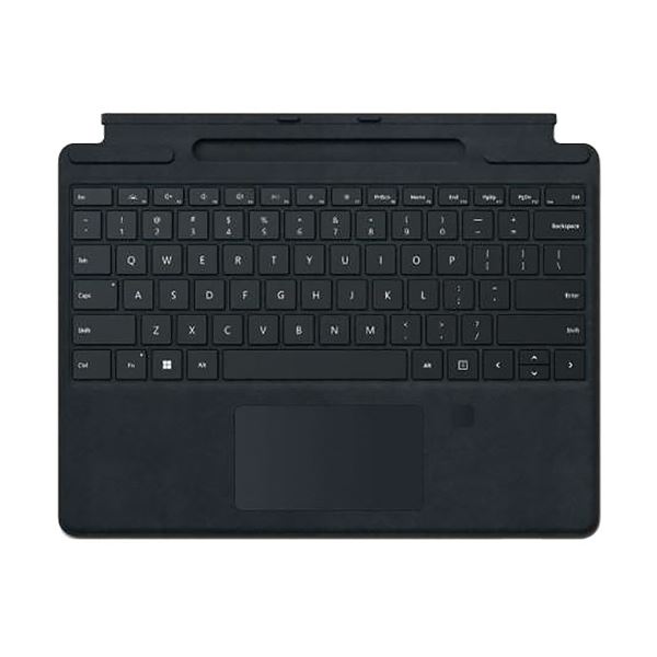 マイクロソフト Surface Pro指紋認証センサー付 Signatureキーボード(英語版) ブラック 8XG-00023O 1台 b04