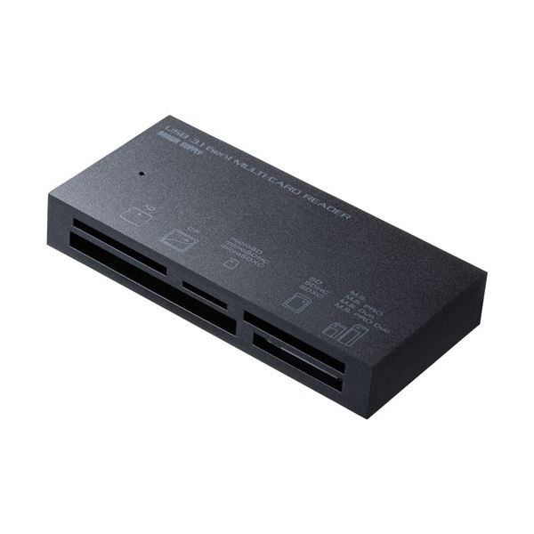 サンワサプライ USB3.1マルチカードリーダー ブラック ADR-3ML50BK 1個 b04
