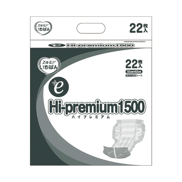 (まとめ）カミ商事 エルモアいちばん +eHi-premium1500 1パック（22枚）(×5セット) b04