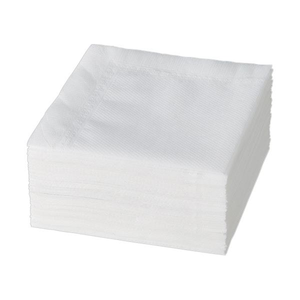 (まとめ）大黒工業 紙ナプキン 4つ折 白 1パック（1000枚：100枚×10袋） (×10セット) b04