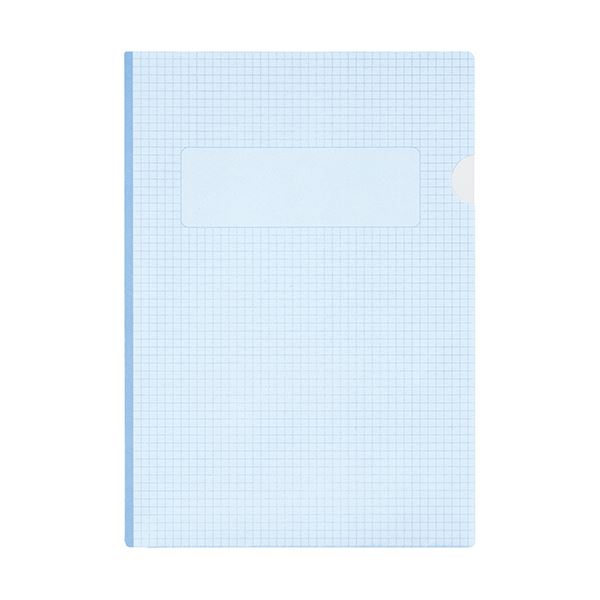 (まとめ）ライオン事務器 紙製メモホルダー A4 ブルー KM-6D-50P 1パック（50冊）(×5セット) b04