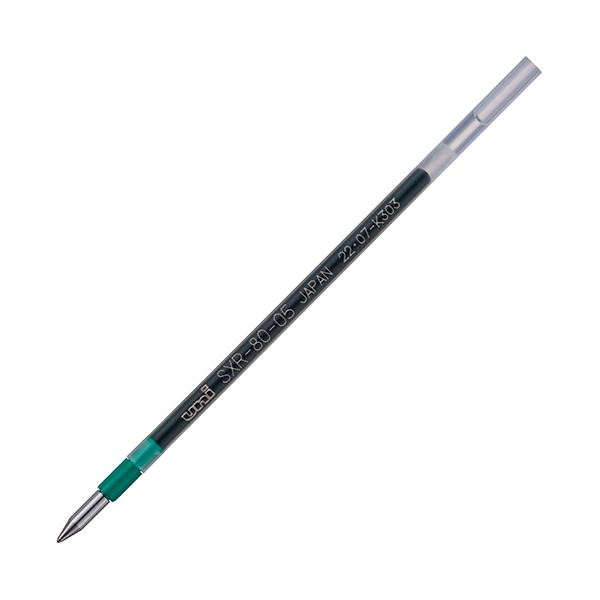 （まとめ） 三菱鉛筆 油性ボールペン替芯紙製パッケージ 0.5mm 緑 ジェットストリーム多色・多機能用 SXR8005K.6 1セット（10本） (×3セ