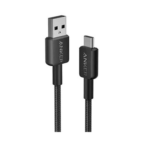 【商品名】 （まとめ） アンカージャパン ANKER 322 USB-C＆USB-A ケーブル（USB2.0対応） 0.9m ブラック A81H5N11 1本 【×2セット】 [ A81H5N11 ]