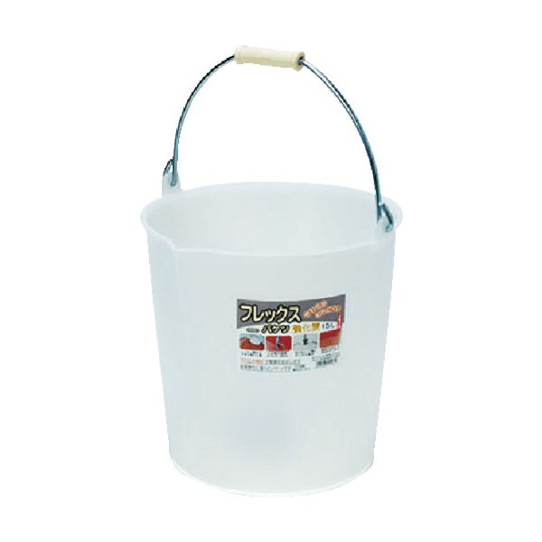 【商品名】 田中工業 フレックスバケツ 15L クリア FB-15C 1個 [ FB-15C ] 関連ワード:生活用品・インテリア・雑貨 日用雑貨 掃除用品