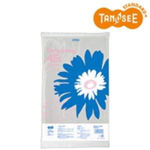（まとめ）TANOSEE ゴミ袋 乳白半透明 45L 20枚入×30パック - 拡大画像