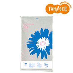 （まとめ）TANOSEE ゴミ袋 乳白半透明 90L 20枚入×15パック - 拡大画像