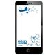 【Disney】スマートフォン SENSAI ミッキー(画面保護シール)(レトロ)