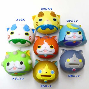 妖怪ウォッチ　やわらかボール　マスコット（ジバニャン）