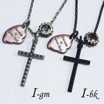 シンプルメンズデザインネックレス/yon009BK