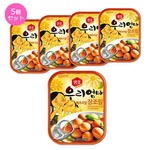 【韓国食品・おかず缶詰】センピョお母さんの味「うずらの味付けたまご」5個セット