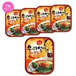 【韓国食品・おかず缶詰】センピョお母さんの味「エゴマの葉キムチ辛口」5個セット