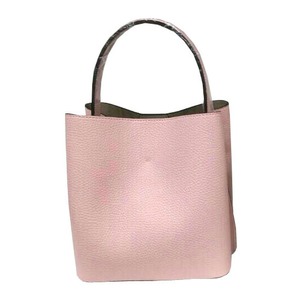 柔らか素材のダブルポケット2wayトート【Sサイズ】 ライトピンク 商品画像