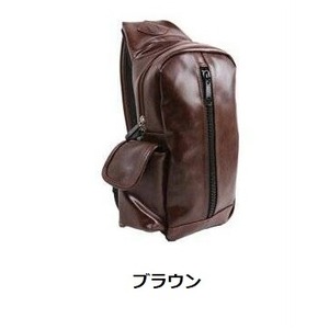 人気のため新カラー追加!登山も普段使いにも。シンプルボディバッグ/ブラウン 商品画像