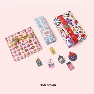 7321Design(7321デザイン)20枚入り ラッピングペーパーブックVer.4 (アリス) 7321Design(7321デザイン)20枚入り ラッピングペーパーブックVer.4 (アリス)