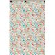 スミノエ ラグマット NEXTHOME W1007 Floral Garden フローラルガーデン 遮光1級 形状記憶加工 ウォッシャブル ミックス 100×135cm 1枚入 既製カーテン 【日本製】