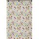 スミノエ ラグマット NEXTHOME W1008 Floral Garden フローラルガーデン 遮光1級 形状記憶加工 ウォッシャブル バイオレット 100×200cm 1枚入 既製カーテン 【日本製】