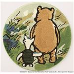 スミノエ DISNEY DRP-4035ラグ POOH／Friend RUG 90×90cm グリーン