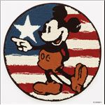 スミノエ DISNEY DMM-4049マット MICKEY／First star MAT 60×60cm レッド