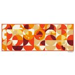 スミノエ DISNEY DMM-5004キッチンマット MICKEY／semicircle KITCHEN MAT 45×120cm レッド