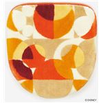 スミノエ DISNEY DTM-5004トイレフタ MICKEY/semicircle FUTA COVER 48×49cm レッド