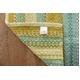 インド綿 ラグ コットンシールズ 100×140cm グリーン - 縮小画像3
